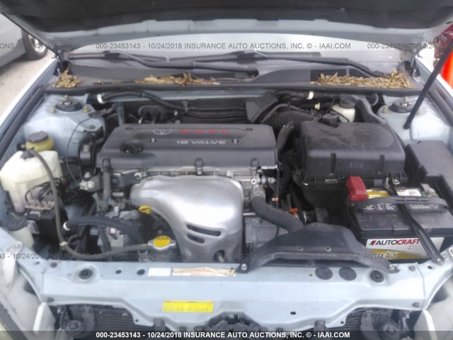 4T1BE32K65U563544 - 2005 TOYOTA CAMRY LE/XLE/SE Light Blue photo 10