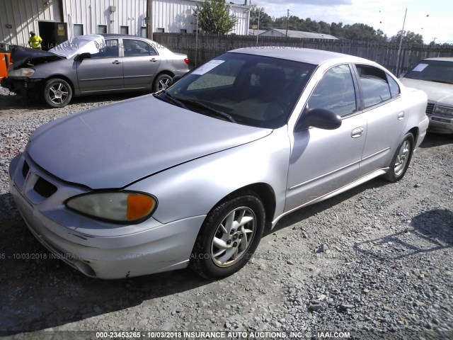 1G2NF52F63C161379 - 2003 PONTIAC GRAND AM SE1 SILVER photo 2