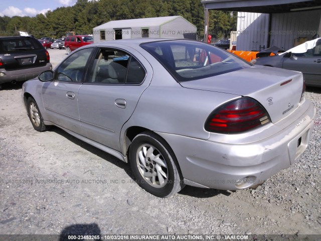 1G2NF52F63C161379 - 2003 PONTIAC GRAND AM SE1 SILVER photo 3