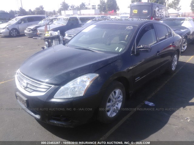 1N4CL2AP2AC107259 - 2010 NISSAN ALTIMA HYBRID BLACK photo 2