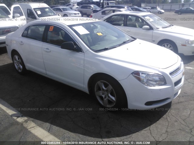 1G1ZA5EU6BF353686 - 2011 CHEVROLET MALIBU LS 白色 照片 1