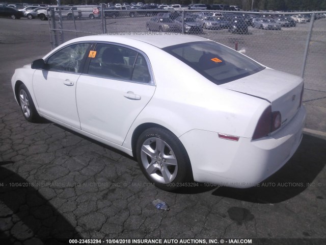 1G1ZA5EU6BF353686 - 2011 CHEVROLET MALIBU LS 白色 照片 3