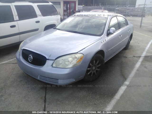 1G4HD57276U196589 - 2006 BUICK LUCERNE CXL BLUE photo 2