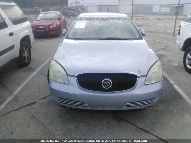 1G4HD57276U196589 - 2006 BUICK LUCERNE CXL BLUE photo 6