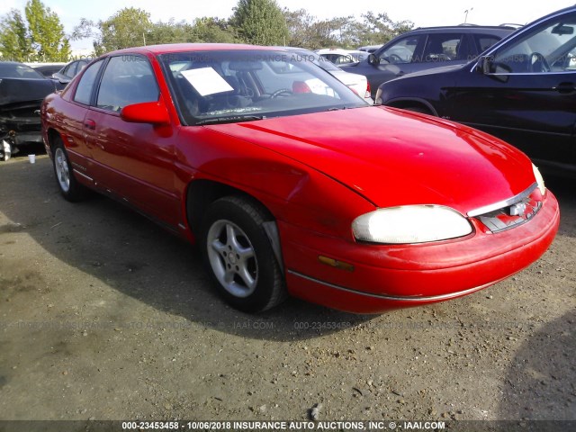 2G1WW12M9W9147231 - 1998 CHEVROLET MONTE CARLO LS RED photo 1