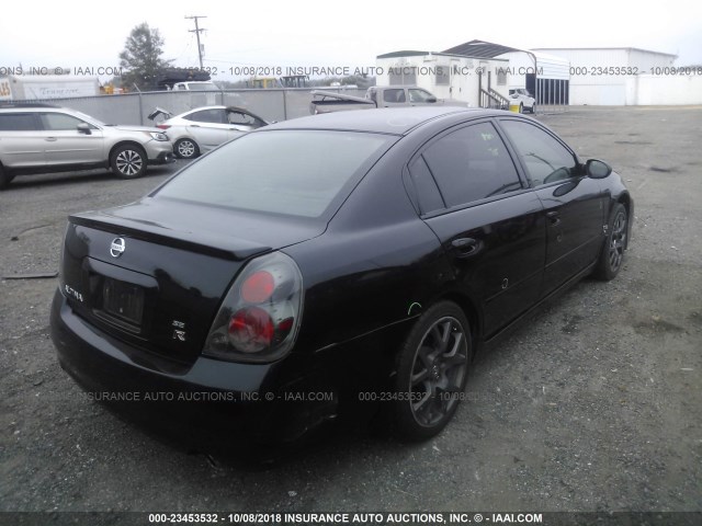 1N4BL11D56C239175 - 2006 NISSAN ALTIMA SE/SL/SE-R BLACK photo 4