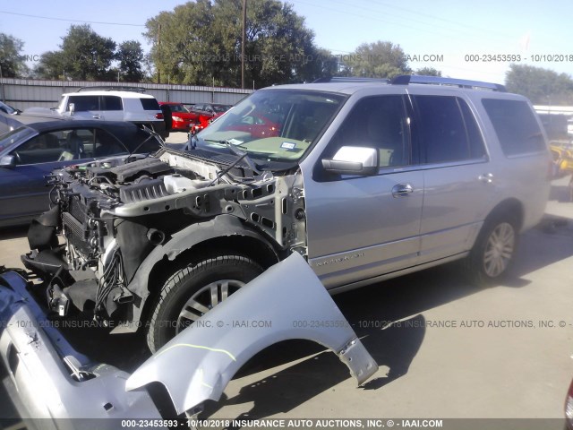 5LMJJ2H57DEL07941 - 2013 LINCOLN NAVIGATOR 银色 照片 2