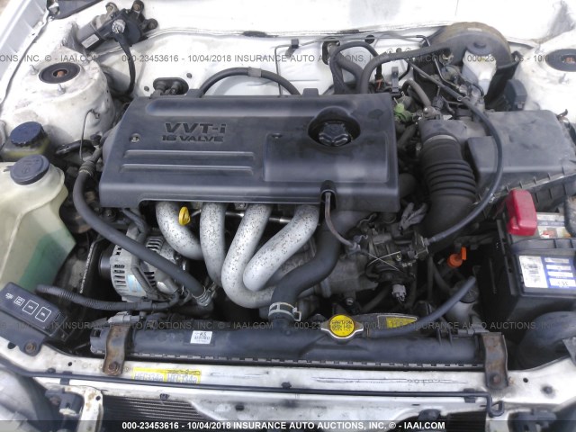1NXBR12E6YZ385111 - 2000 TOYOTA COROLLA VE/CE/LE 白色 照片 10
