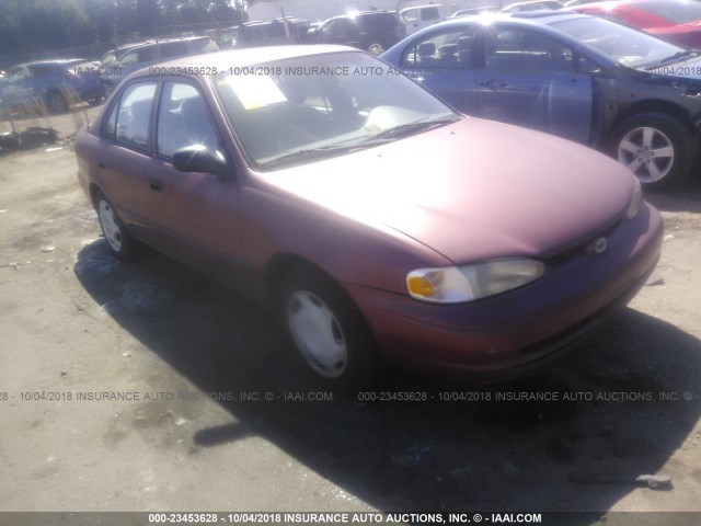 1Y1SK528XWZ413336 - 1998 CHEVROLET GEO PRIZM LSI BURGUNDY photo 1