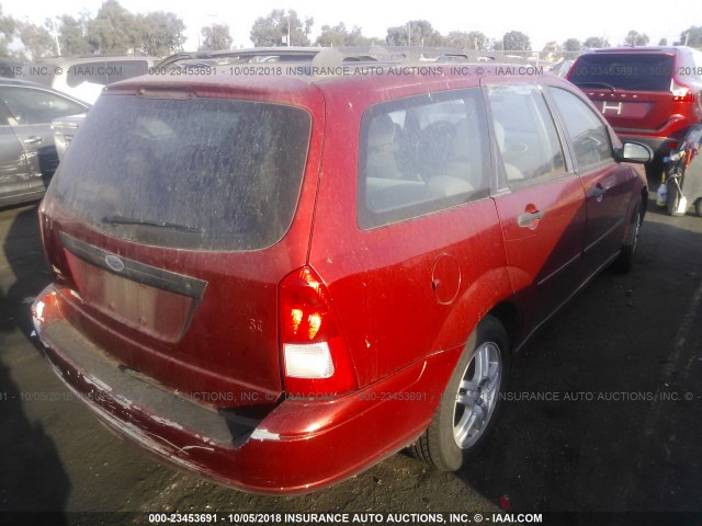 1FAFP36341W247521 - 2001 FORD FOCUS SE/SE COMFORT RED photo 4