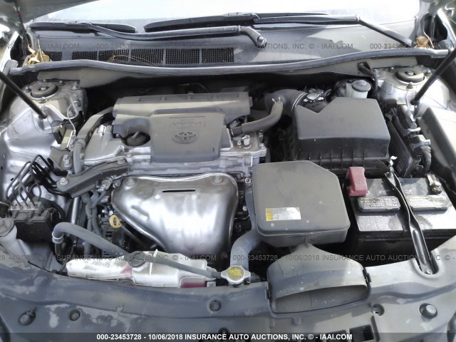 4T1BF1FK4GU136720 - 2016 TOYOTA CAMRY LE/XLE/SE/XSE GRAY photo 10