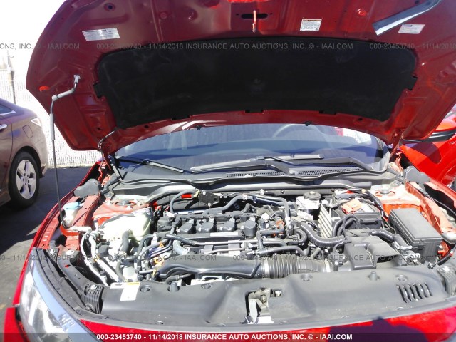 2HGFC1F78HH635696 - 2017 HONDA CIVIC EXL 红色 照片 10