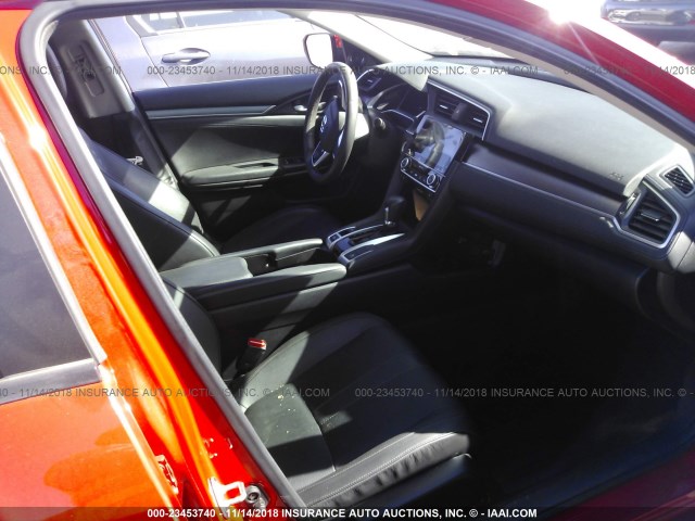 2HGFC1F78HH635696 - 2017 HONDA CIVIC EXL 红色 照片 5