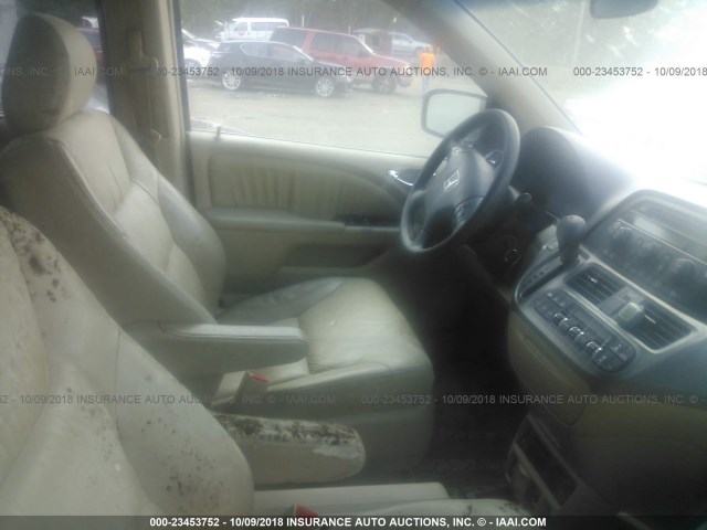 5FNRL38775B008512 - 2005 HONDA ODYSSEY EXL GRAY photo 5