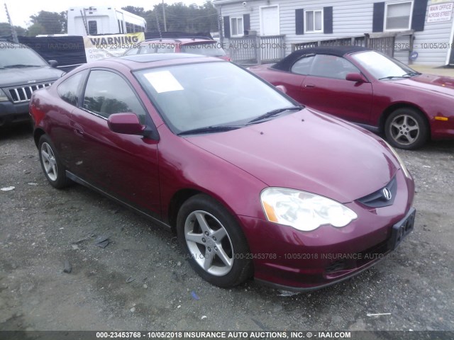 JH4DC54892C026702 - 2002 ACURA RSX RED photo 1