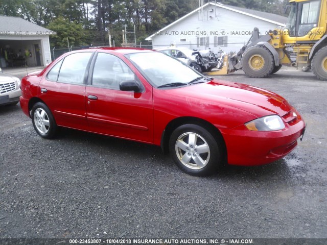 1G1JF52F347332828 - 2004 CHEVROLET CAVALIER LS RED photo 1