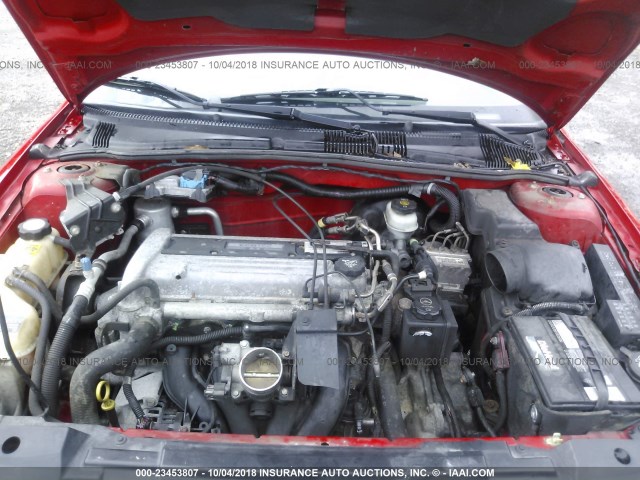1G1JF52F347332828 - 2004 CHEVROLET CAVALIER LS RED photo 10