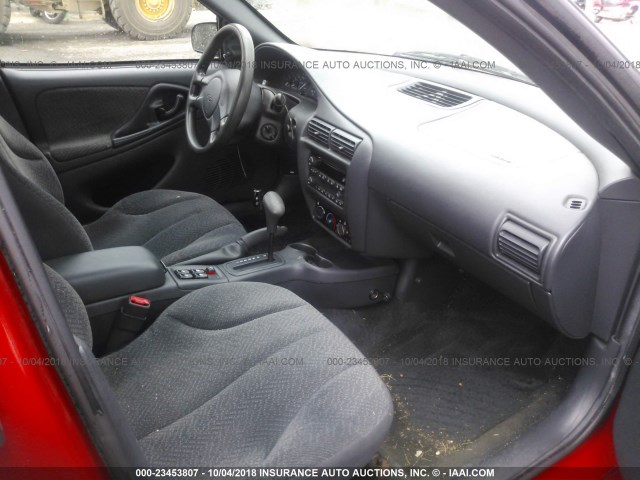 1G1JF52F347332828 - 2004 CHEVROLET CAVALIER LS RED photo 5