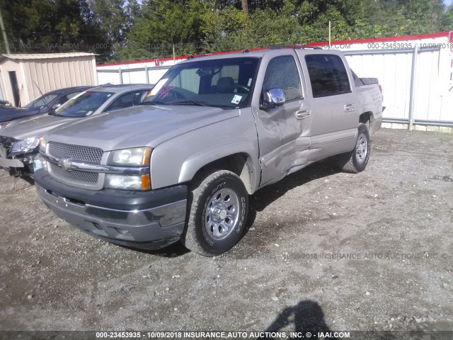 3GNEC12Z75G228196 - 2005 CHEVROLET AVALANCHE C1500 SILVER photo 2