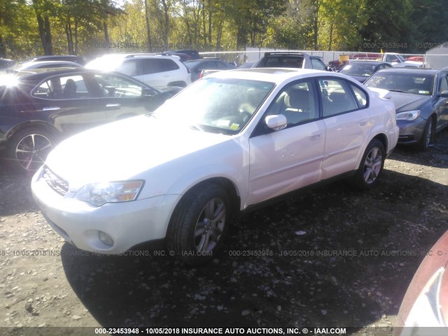 4S4BL86C174200254 - 2007 SUBARU LEGACY OUTBACK 3.0R LL BEAN WHITE photo 2