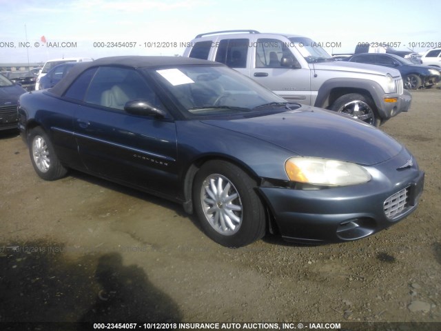 1C3EL45U41N673849 - 2001 CHRYSLER SEBRING LX GRAY photo 1