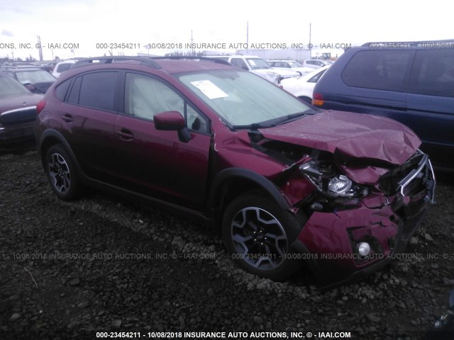 JF2GPABC4H8204984 - 2017 SUBARU CROSSTREK PREMIUM Қызыл фото 1