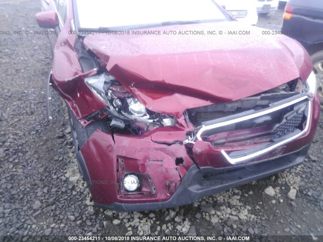 JF2GPABC4H8204984 - 2017 SUBARU CROSSTREK PREMIUM Қызыл фото 6