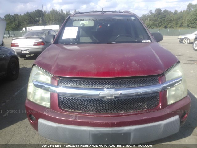 2CNDL73F056037514 - 2005 CHEVROLET EQUINOX LT RED photo 6