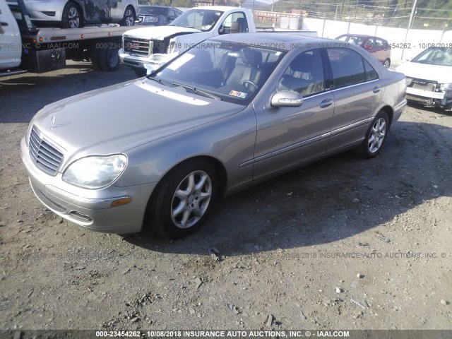 WDBNG83J24A430678 - 2004 MERCEDES-BENZ S 430 4MATIC GRAY photo 2