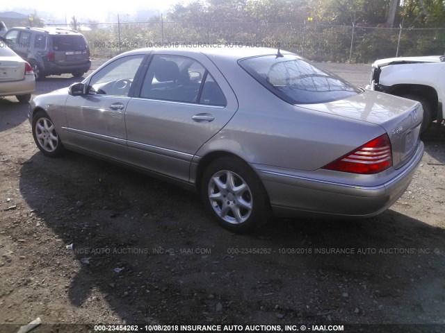 WDBNG83J24A430678 - 2004 MERCEDES-BENZ S 430 4MATIC GRAY photo 3