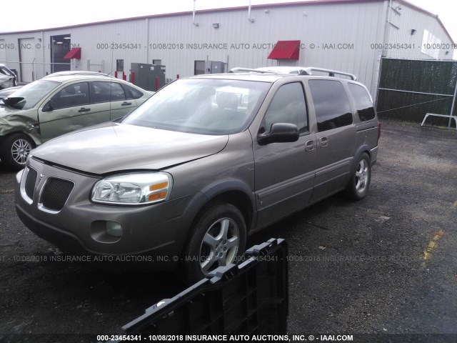 1GMDV33LX6D166209 - 2006 PONTIAC MONTANA SV6 BROWN photo 2