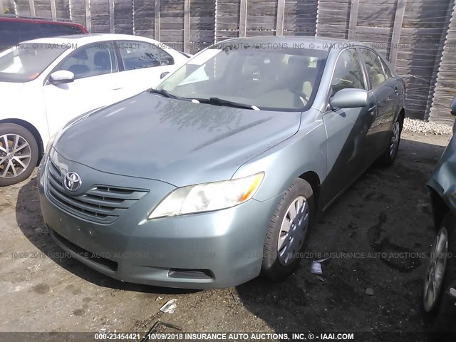 4T4BE46K79R063629 - 2009 TOYOTA CAMRY SE/LE/XLE GREEN photo 2