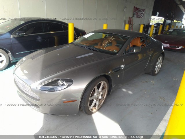 SCFBB03B67GC03478 - 2007 ASTON MARTIN V8 VANTAGE GRAY photo 2