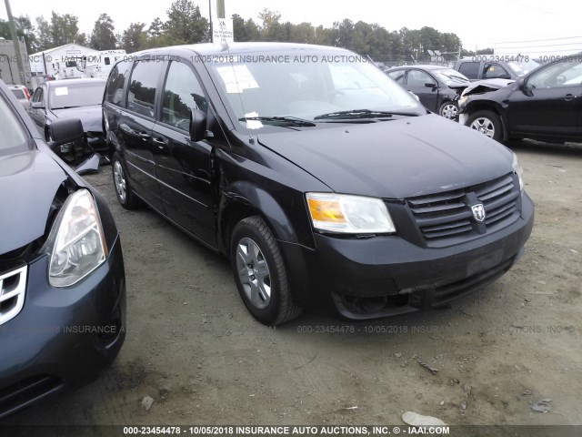 1D8HN44E69B506775 - 2009 DODGE GRAND CARAVAN SE BLACK photo 1