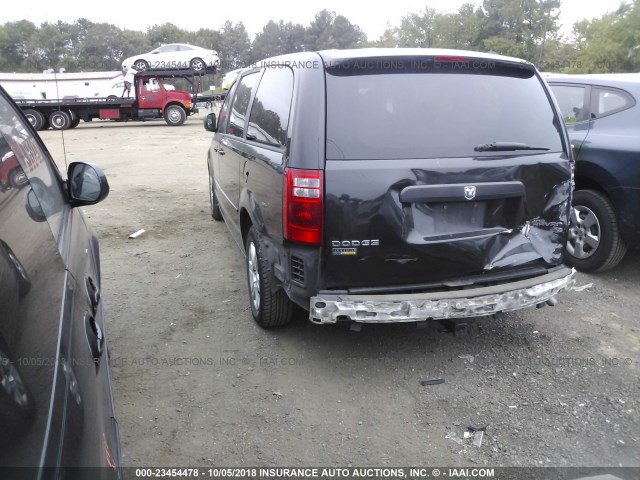 1D8HN44E69B506775 - 2009 DODGE GRAND CARAVAN SE BLACK photo 3