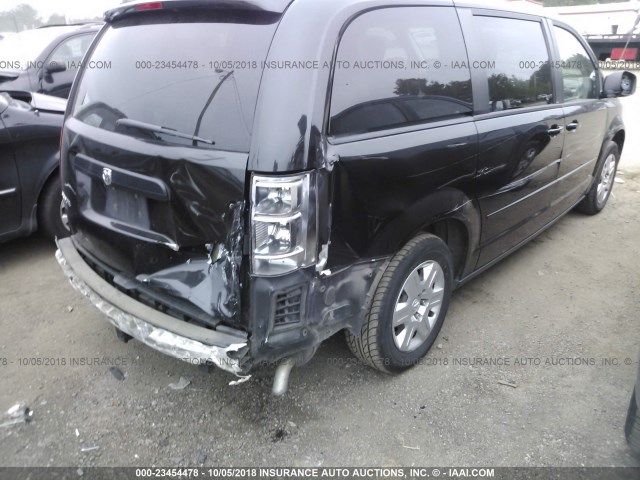1D8HN44E69B506775 - 2009 DODGE GRAND CARAVAN SE BLACK photo 6