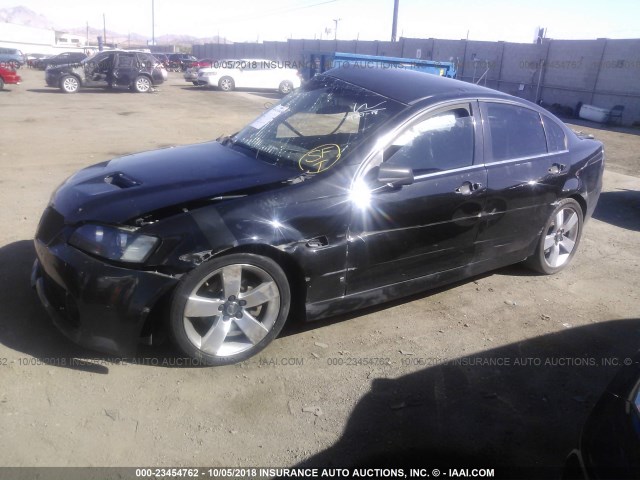 6G2EC57Y49L161556 - 2009 PONTIAC G8 GT BLACK photo 2