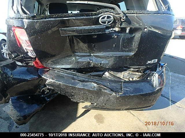 JTLKE50E781016693 - 2008 TOYOTA SCION XB 黑色 照片 6