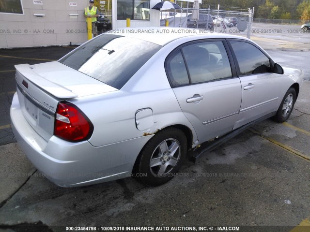 1G1ZT54885F156411 - 2005 CHEVROLET MALIBU LS 银色 照片 4
