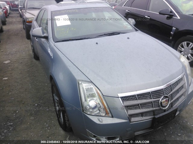 1G6DV57V180153566 - 2008 CADILLAC CTS HI FEATURE V6 BLUE photo 6