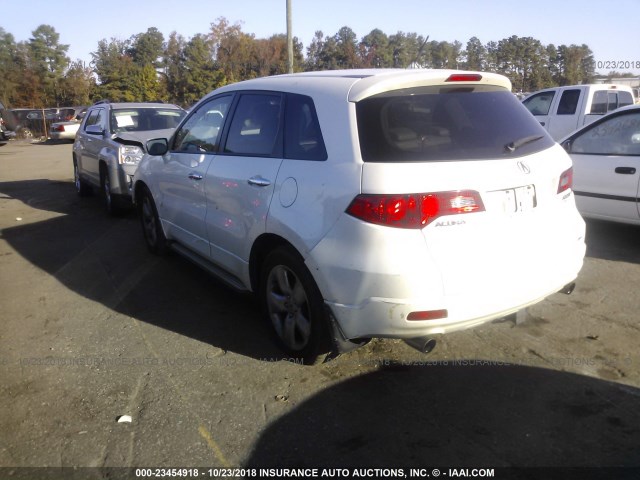 5J8TB18207A002064 - 2007 ACURA RDX 白色 照片 3