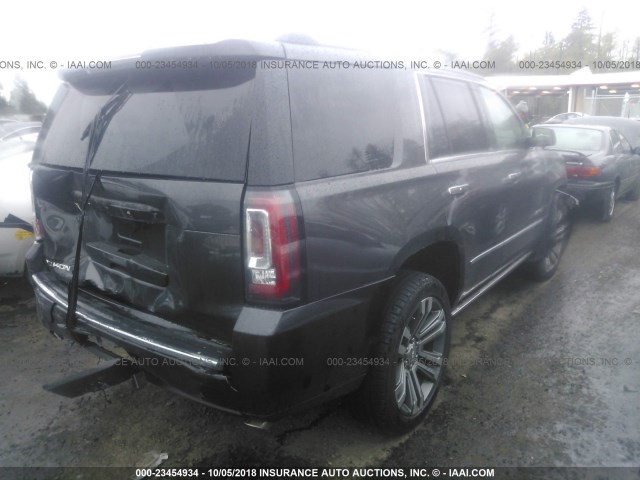 1GKS2CKJ6JR290997 - 2018 GMC YUKON DENALI BLACK photo 4