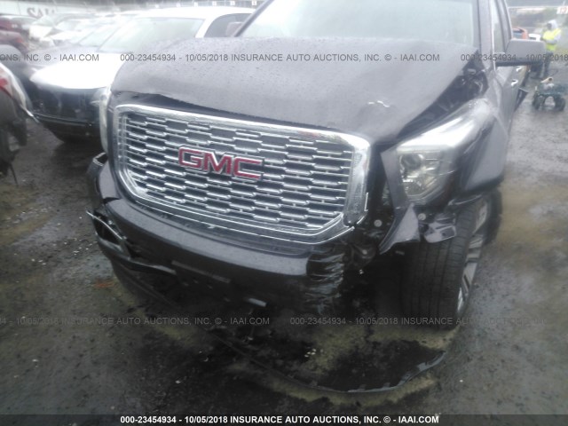 1GKS2CKJ6JR290997 - 2018 GMC YUKON DENALI BLACK photo 6