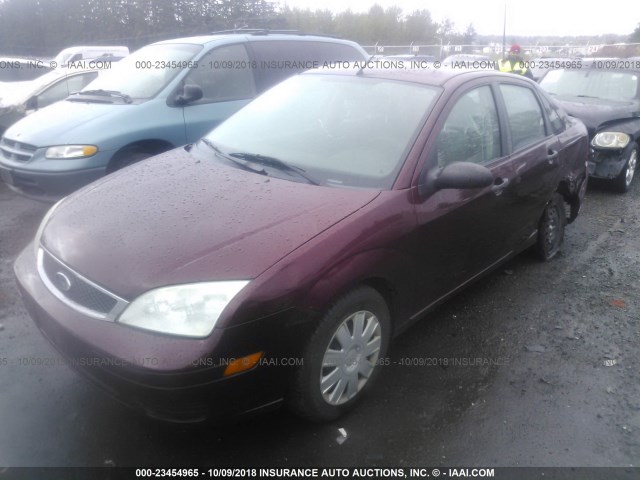 1FAFP34N57W157498 - 2007 FORD FOCUS ZX4/S/SE/SES 勃艮第红 照片 2
