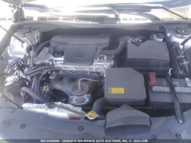 4T4BF1FK5CR260527 - 2012 TOYOTA CAMRY SE/LE/XLE 银色 照片 10