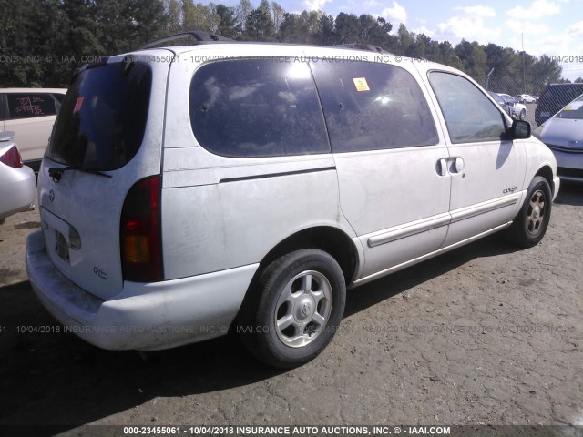 4N2XN11T2XD818859 - 1999 NISSAN QUEST WHITE photo 4