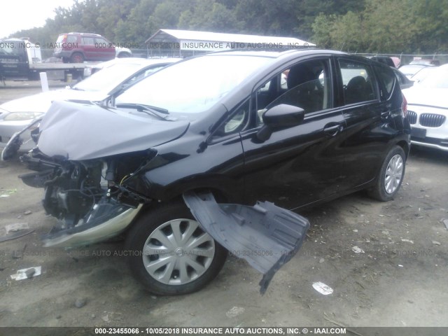 3N1CE2CP6GL405945 - 2016 NISSAN VERSA NOTE S/S PLUS/SV/SL/SR BLACK photo 2