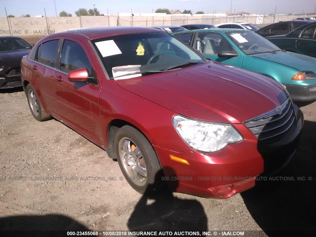 1C3LC46K27N552542 - 2007 CHRYSLER SEBRING RED photo 1