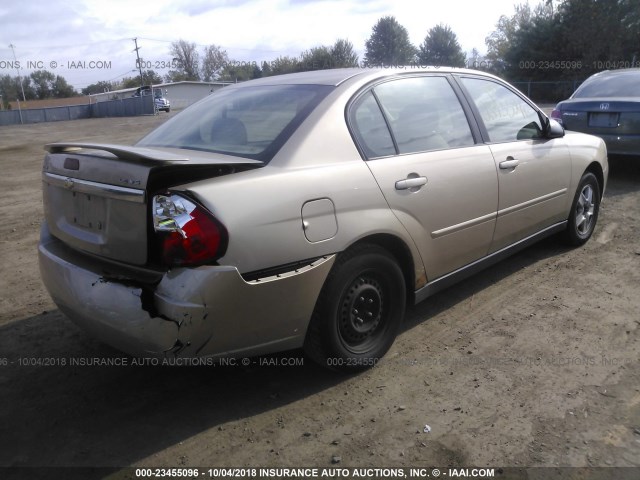 1G1ZT54885F300796 - 2005 CHEVROLET MALIBU LS 金色 照片 4