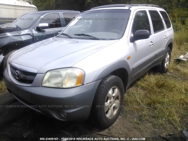 4F2YU09161KM17552 - 2001 MAZDA TRIBUTE LX/ES SILVER photo 2